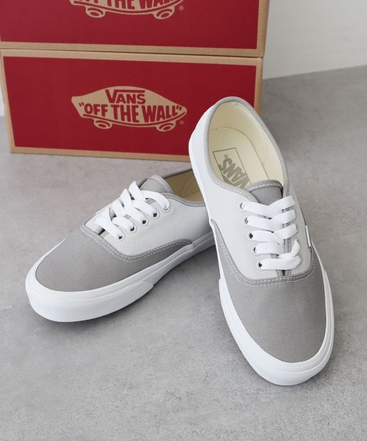 【WOMEN】VANS/ヴァンズ AUTHENTIC-Block GRAY