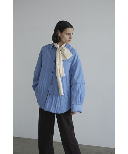 【CLANE】PADDED CRUMPLY SHIRT JACKET